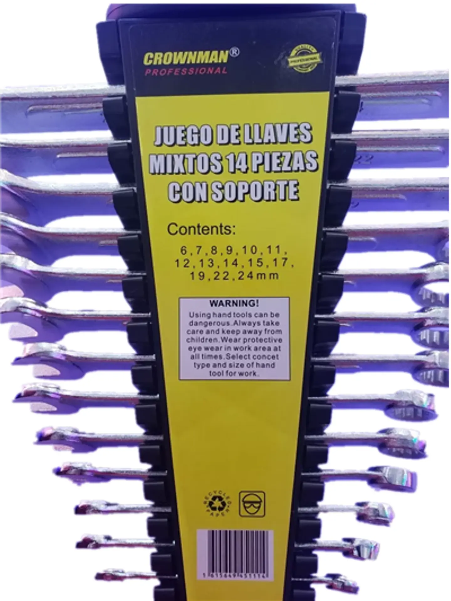 Juego de Llaves Punta y Corona 14 Piezas Crownman 2