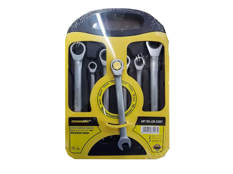 Juego De Llaves Corona Con Chicharra 7 Piezas Crownman 1