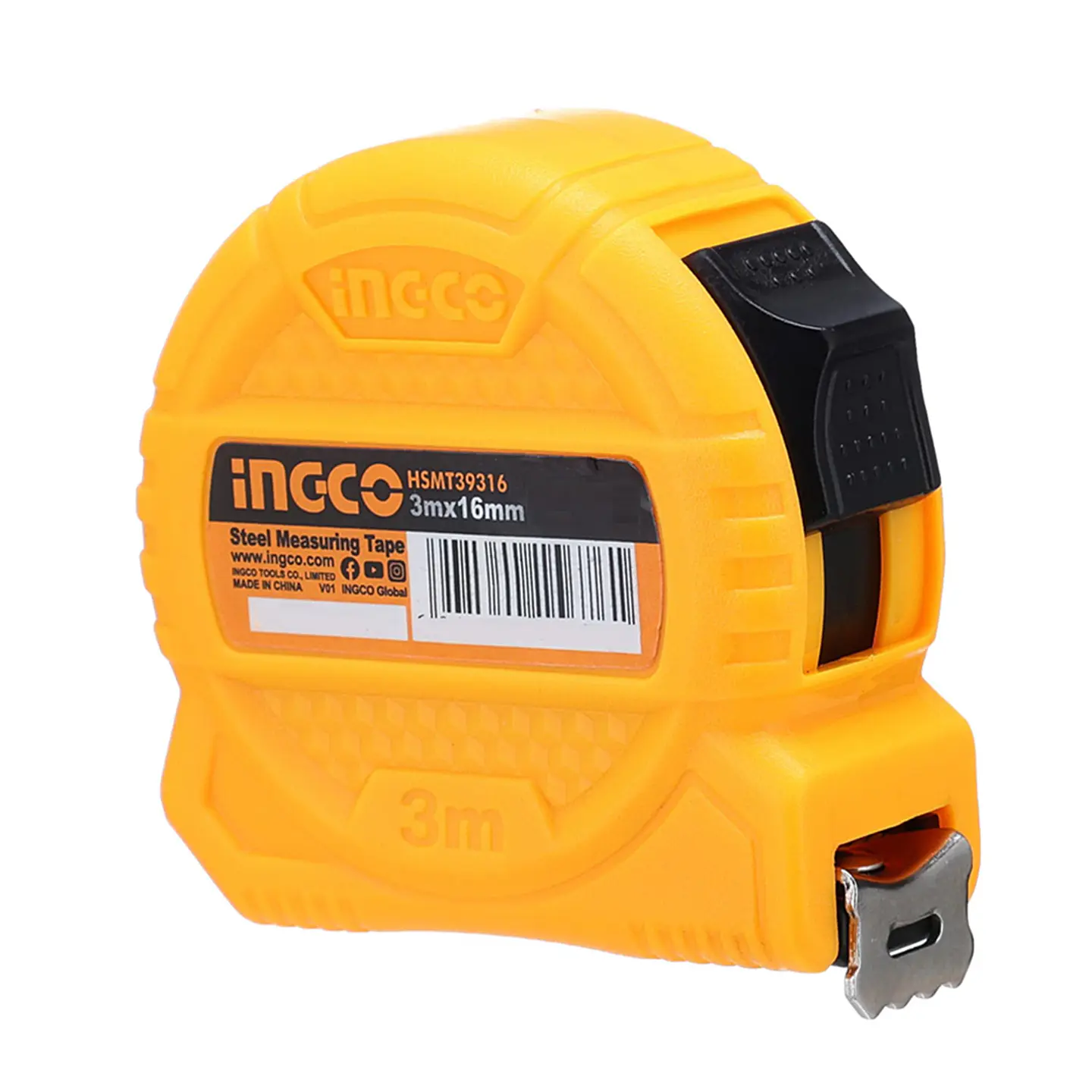 Cinta Huincha De Medir Metrica De Acero 3m Ingco Hsmt39316 1