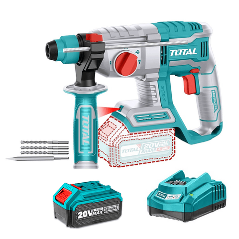 Rotomartillo 20v Sds Plus Bat + Carg Total Trhli20208