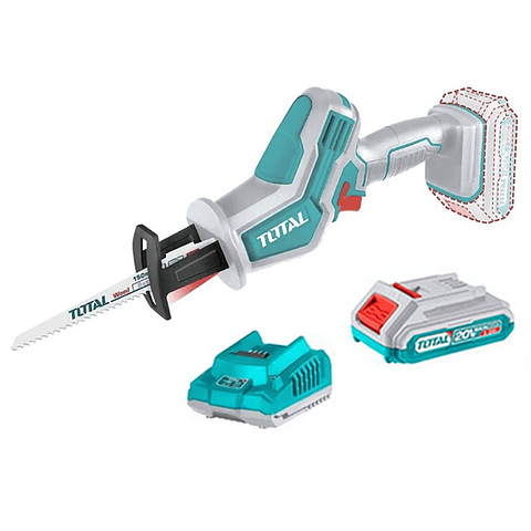 Sierra Sable Inalambrica 20v Bat+ Carg Total Trsli65061