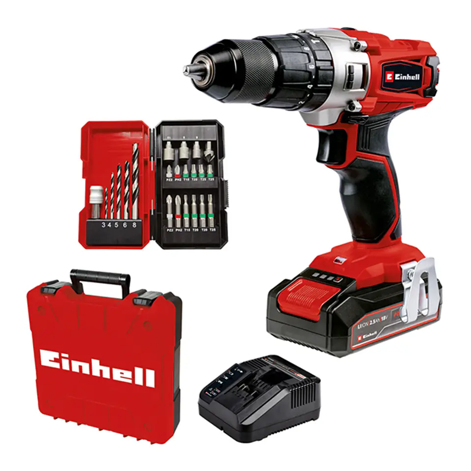 Taladro Atornillador Percutor 13mm 18v Te-cd 18/2 Li-i +22 1