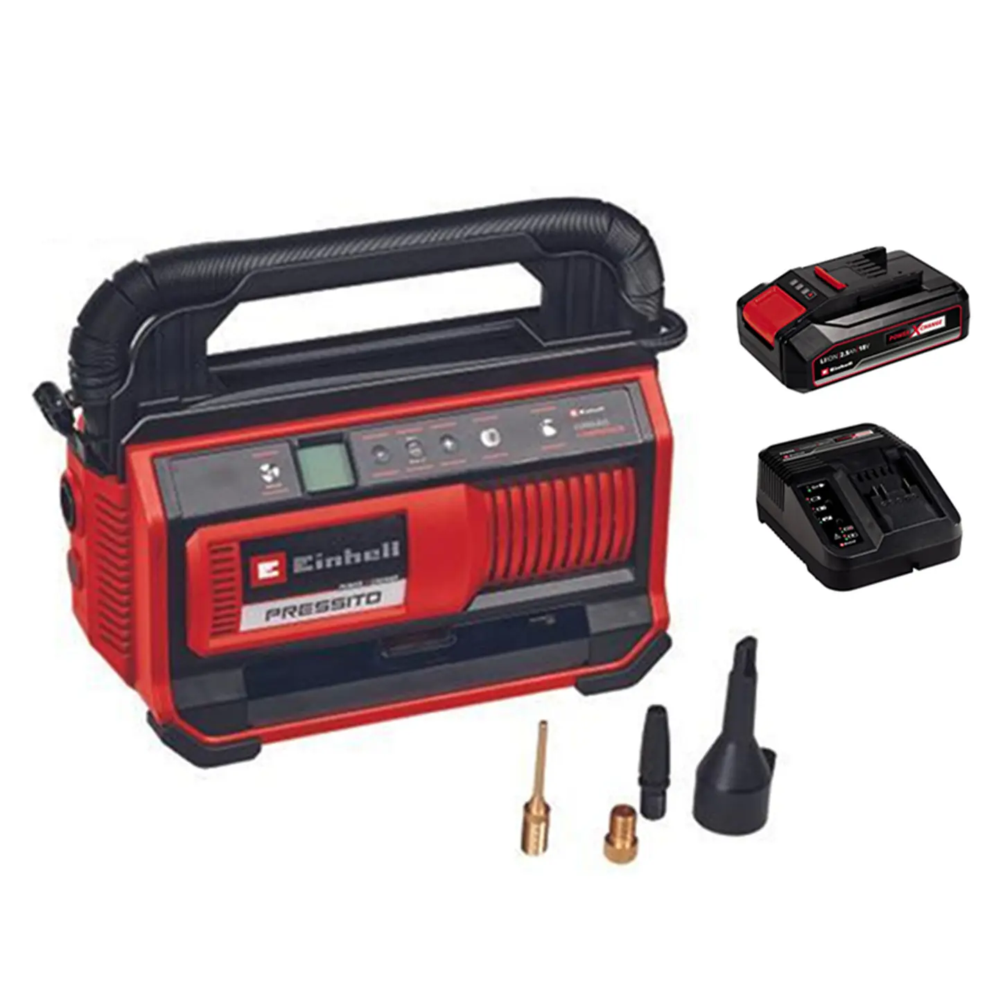 Compresor De Aire 18v Pressito 18/25 Bat+ Carg Einhell 1