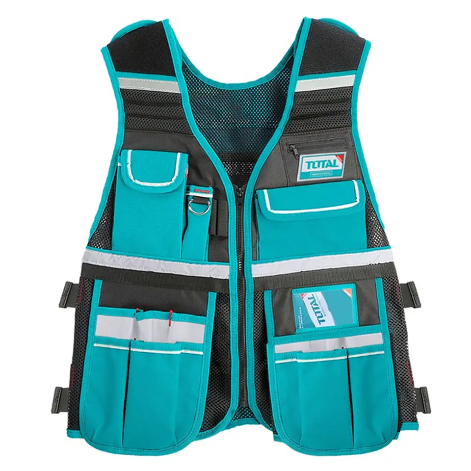 Chaleco Coleto Porta Herramientas Industrial Total Ttvt1601 1