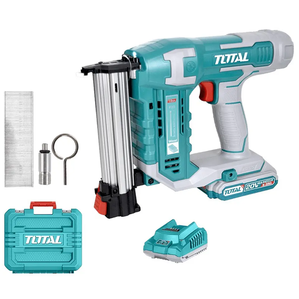 Pistola Clavadora 15-35mm 20v Bat+ Carg Total Tcbnli3508 1