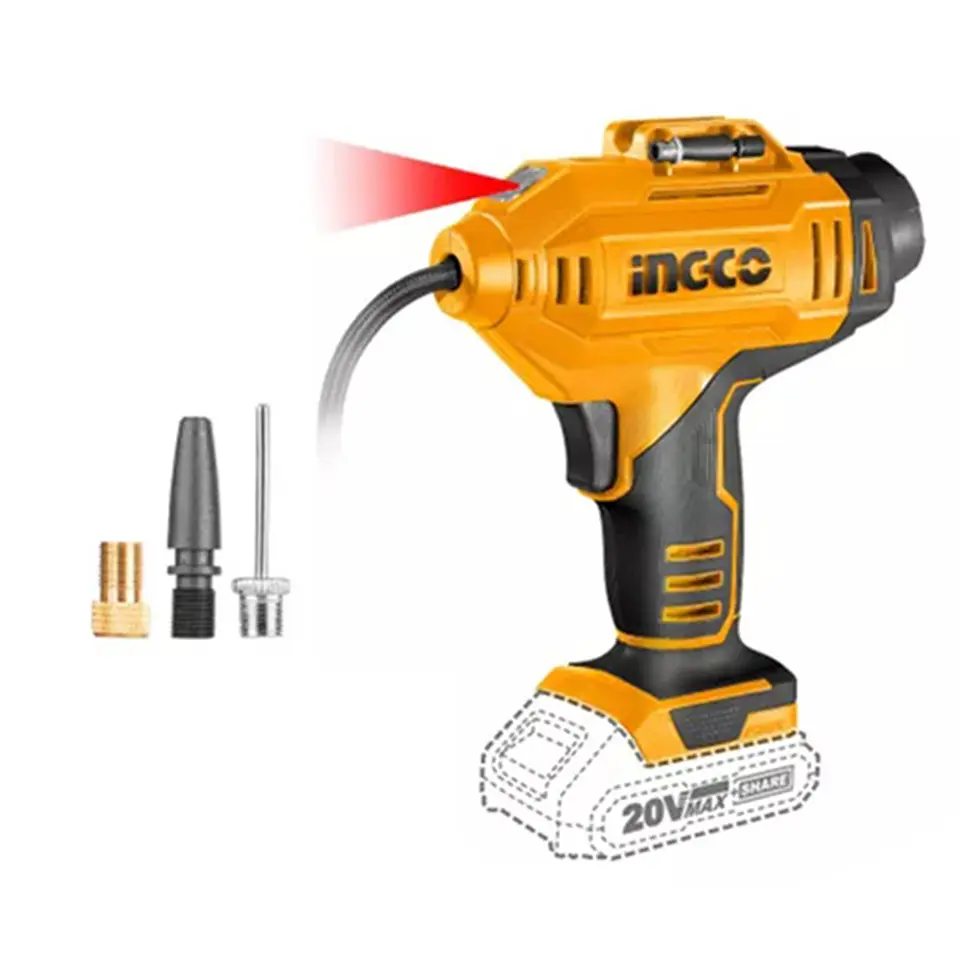 Inflador Compresor Aire Inalámbrico 20v Ingco Cacli2018 1