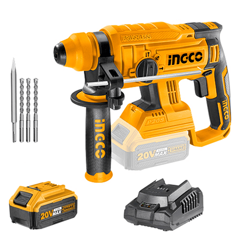 Rotomartillo 20v Sds Plus Bat + Carg Ingco Crhli2201