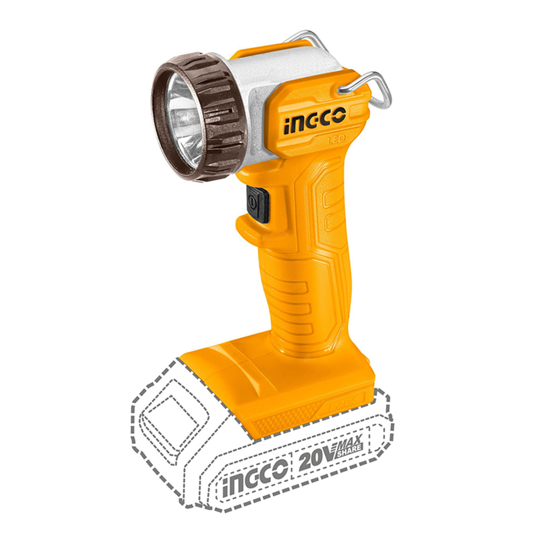 Linterna Led Inalámbrica 20v Ingco Cwli2038 1