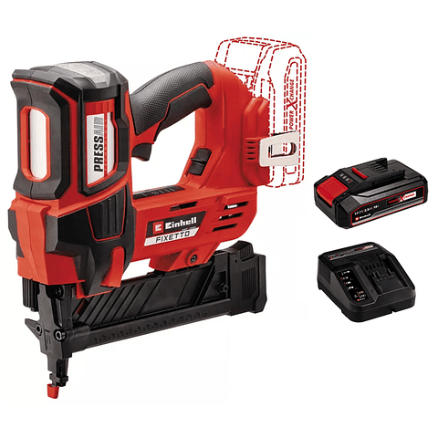 Pistola Clavadora Inalámbrica 18v Fixetto S 18/38 Bat+ Carg Einhell 
