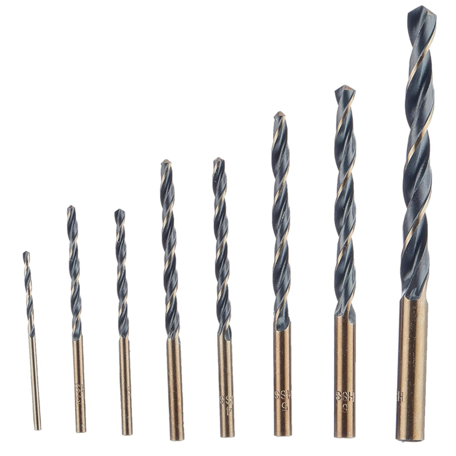 Kit Set Juego Brocas Para Metal 8 Piezas Ingco Akdb0801