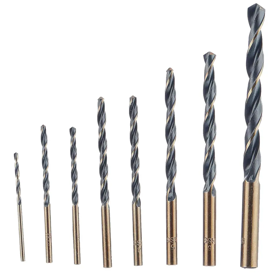 Kit Set Juego Brocas Para Metal 8 Piezas Ingco Akdb0801 1