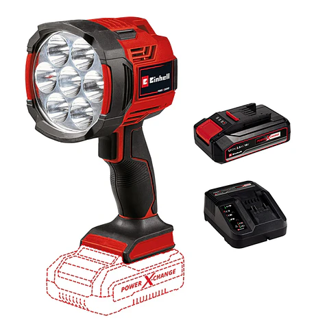 Linterna Led 18v Te-cl 18/2500 Liac - Solo Bat+ Carg Einhell