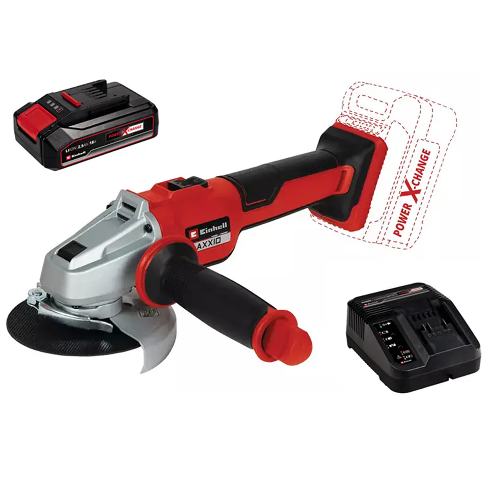 Galletera Esmeril Angular 18v Axxio 18/115 Bat+ Carg Einhell 1