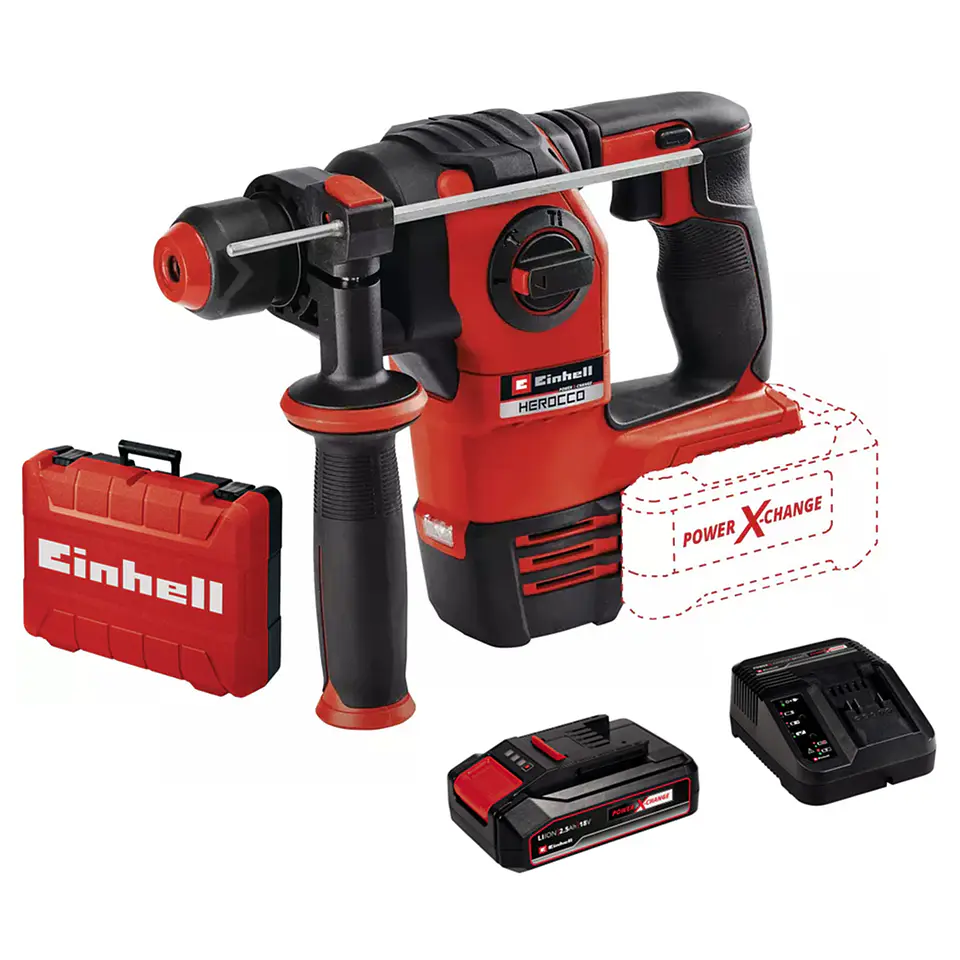 Rotomartillo 18v Sds Plus Herocco 18/20 Bat+ Carg Einhell 1