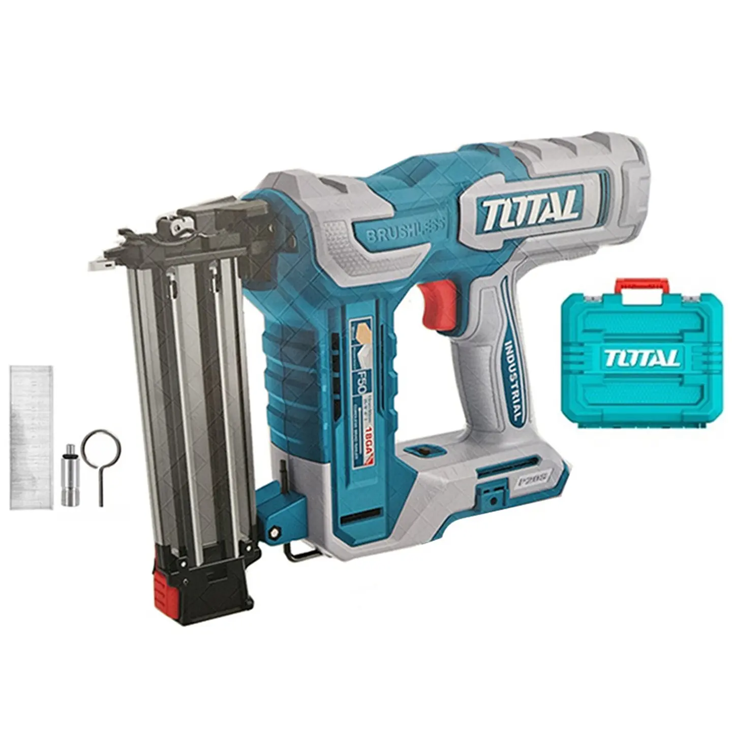 Pistola Clavadora Inalámbrica 15-50mm 20v Total Tcbnli5005 1