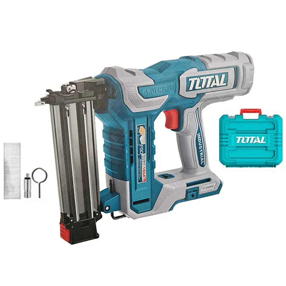 Pistola Clavadora Inalámbrica 15-50mm 20v Total Tcbnli5005 1