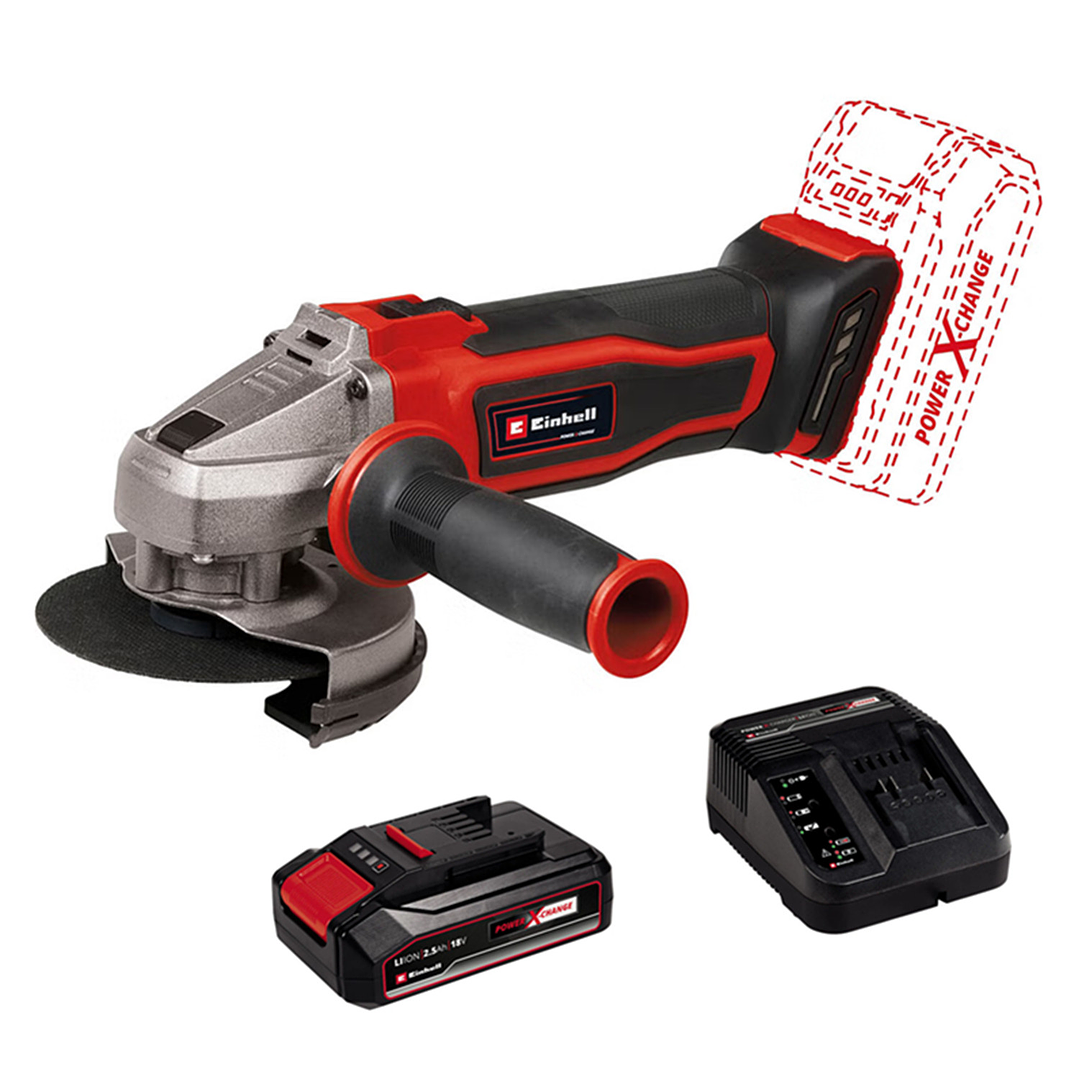 Galletera Esmeril Angular 18v Bat + Carg Einhell 4431165 1