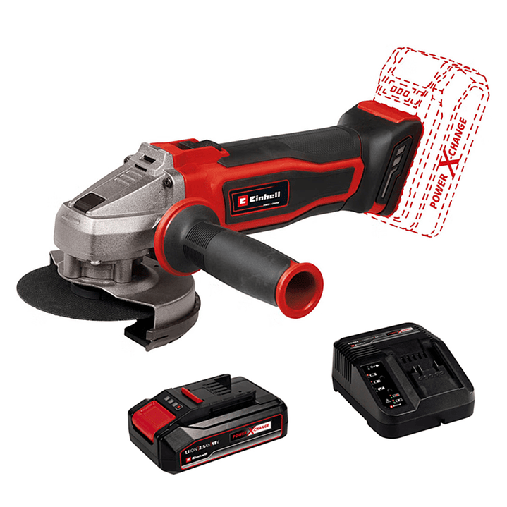 Galletera Esmeril Angular 18v Bat + Carg Einhell 4431165 1