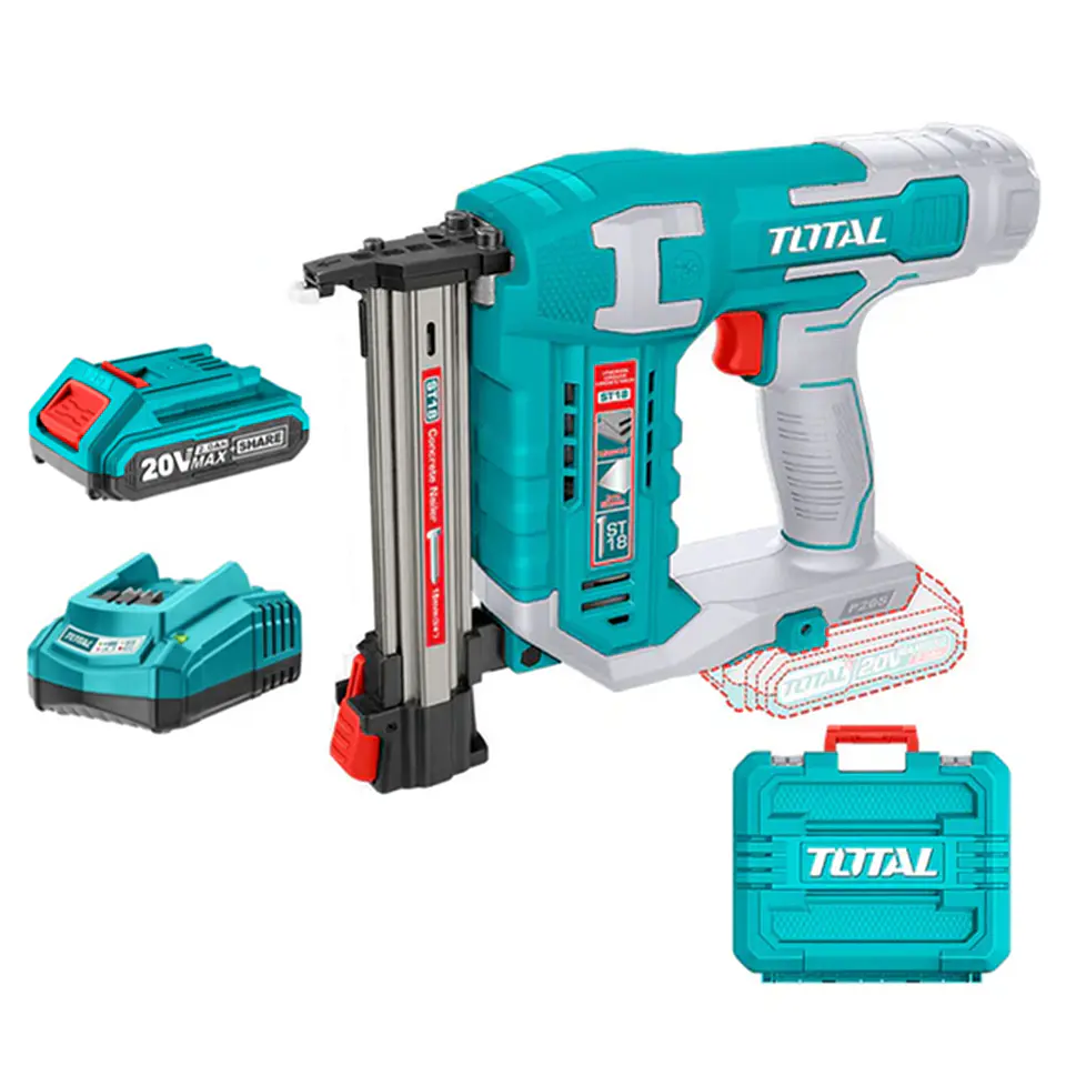 Pistola Clavadora P/ Concreto 20v Bat+ Carg Total Tcstli3805 1