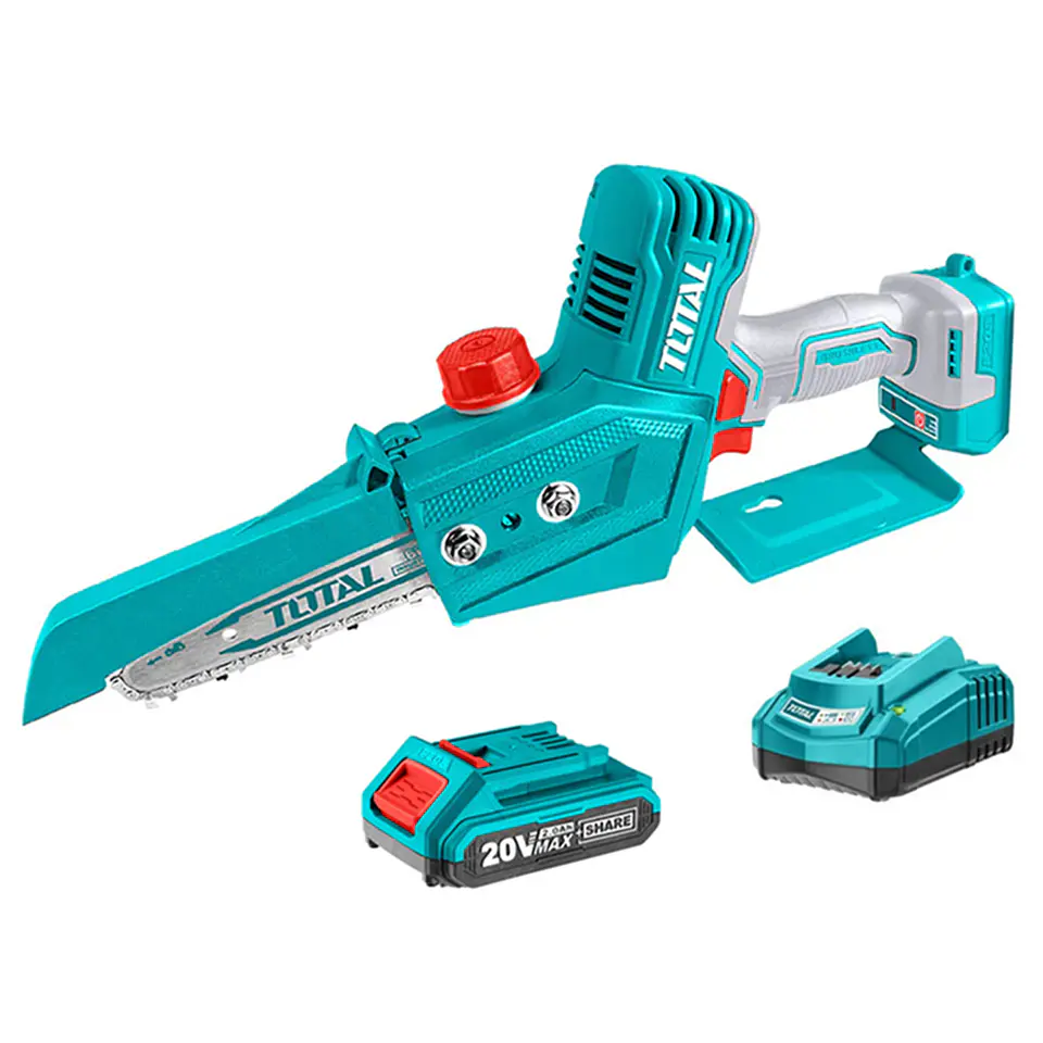 Motosierra 20v 150mm Bateria + Cargador Total Tgsli2068 1