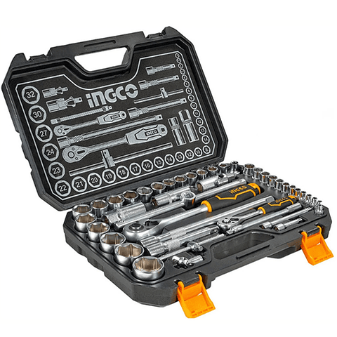 Kit Set Juego Dados Chicharra 1/4 44 Piezas Ingco Hkts42441