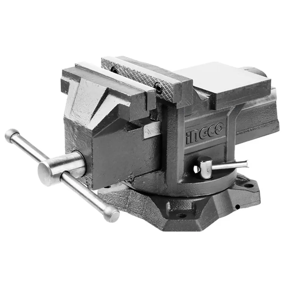 Tornillo De Banco Mecanico Base Giratoria 4 Pulgadas Ingco 1