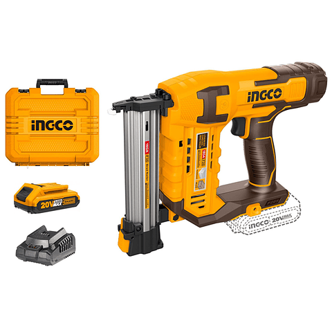 Pistola Clavadora 15-35mm 20v Bat+ Carg Ingco Cbnli3505