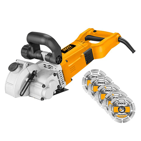 Sierra Acanaladora Cortadora Muro 3000w Ingco Wlc30001