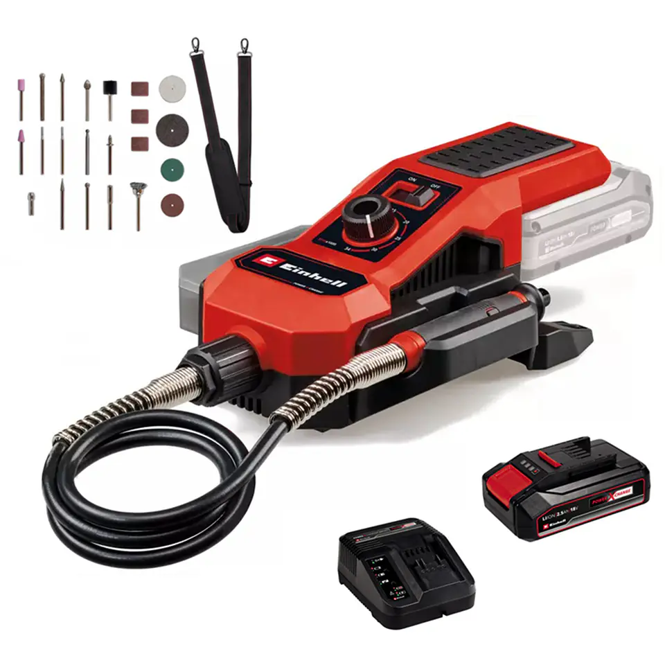 Herramienta Rotativa Mini Torno Multiuso 18v Bat + Carg 1