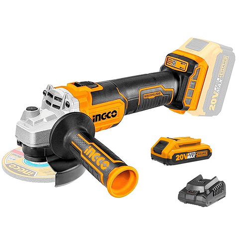 Galletera Esmeril Angular 20v Bat + Carg Ingco Cagli201158