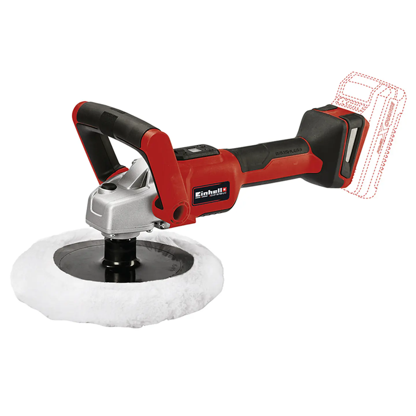 Pulidora 18v 180mm Ce-cp 18/180 Li E-solo Einhell 2093320 1