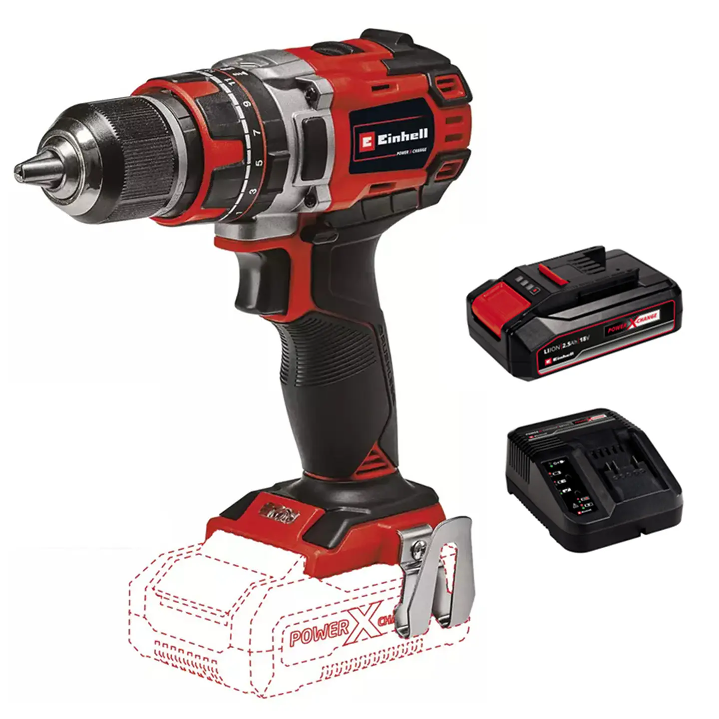 Taladro Percutor 18v TP-CD 18/50 Li-i BL-Solo Bat+ Carg 1