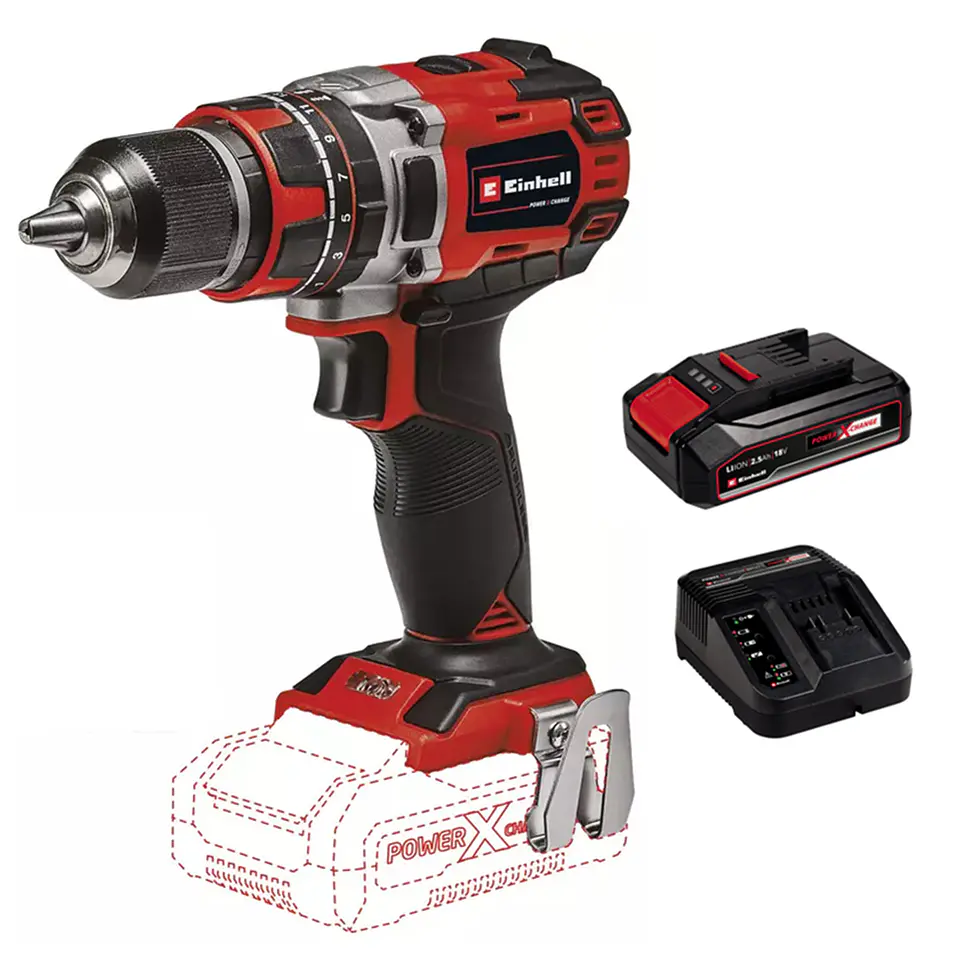 Taladro Percutor 18v TP-CD 18/50 Li-i BL-Solo Bat+ Carg 1