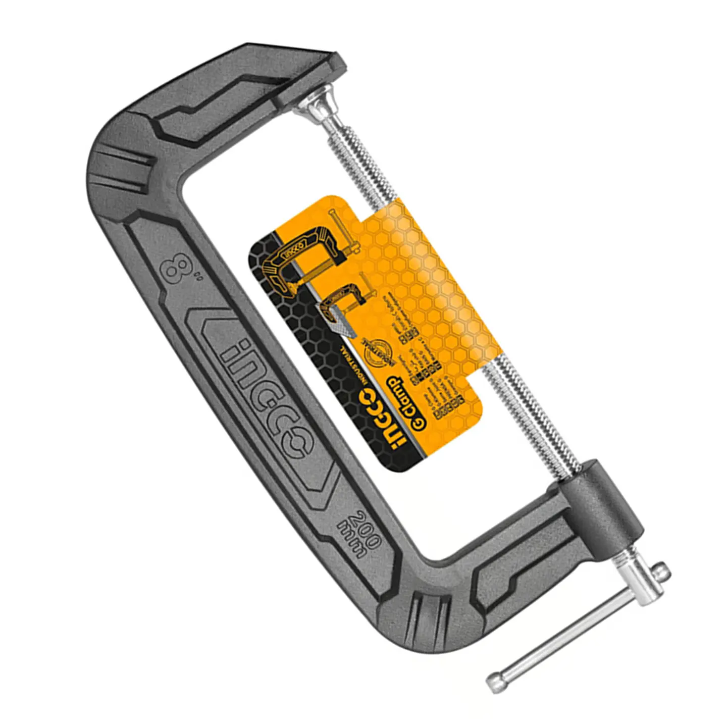 Prensa Tipo C 8 Pulgadas (200mm) Ingco Hgc0108 1