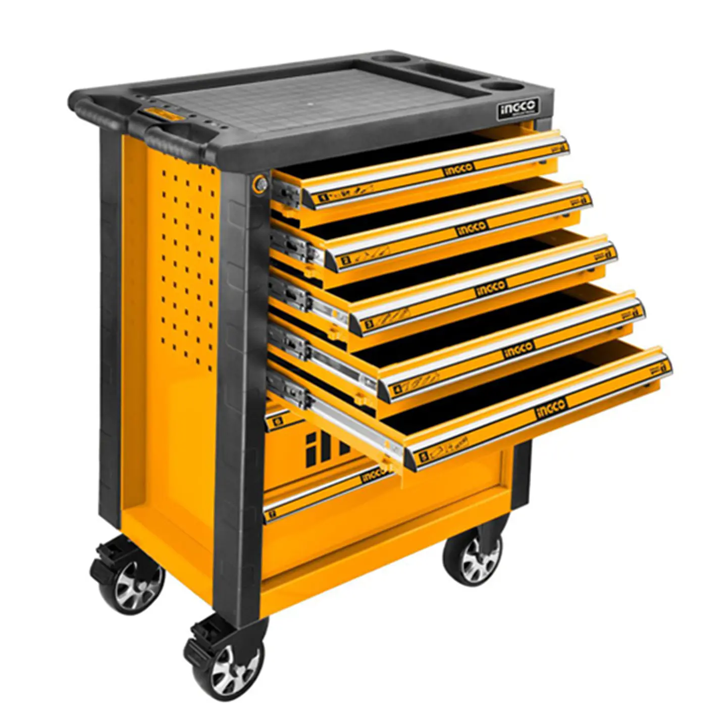 Carro Caja Metalico P/ Herramienta 7 Cajones Ingco Hdtc01072 2