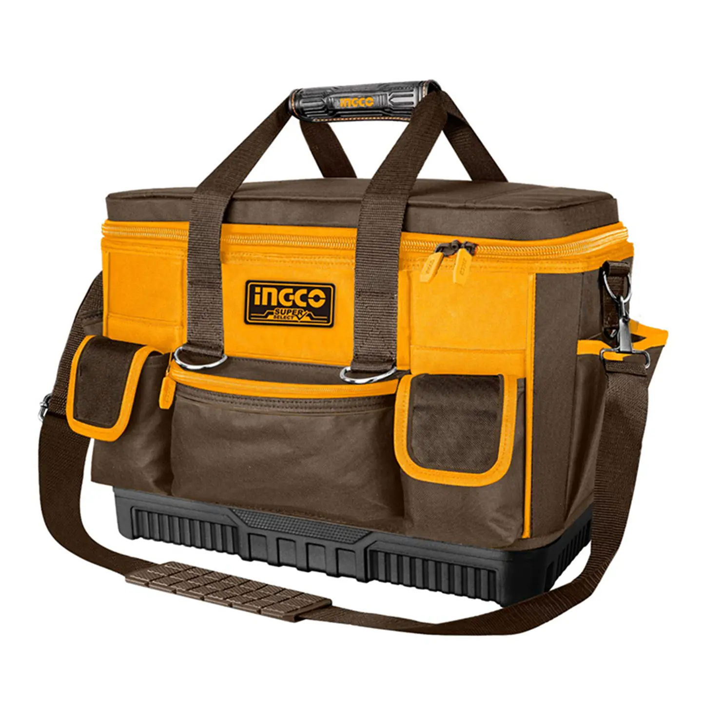 Bolso Industrial Porta Herramientas 16 PuLG Ingco Htbg10 1