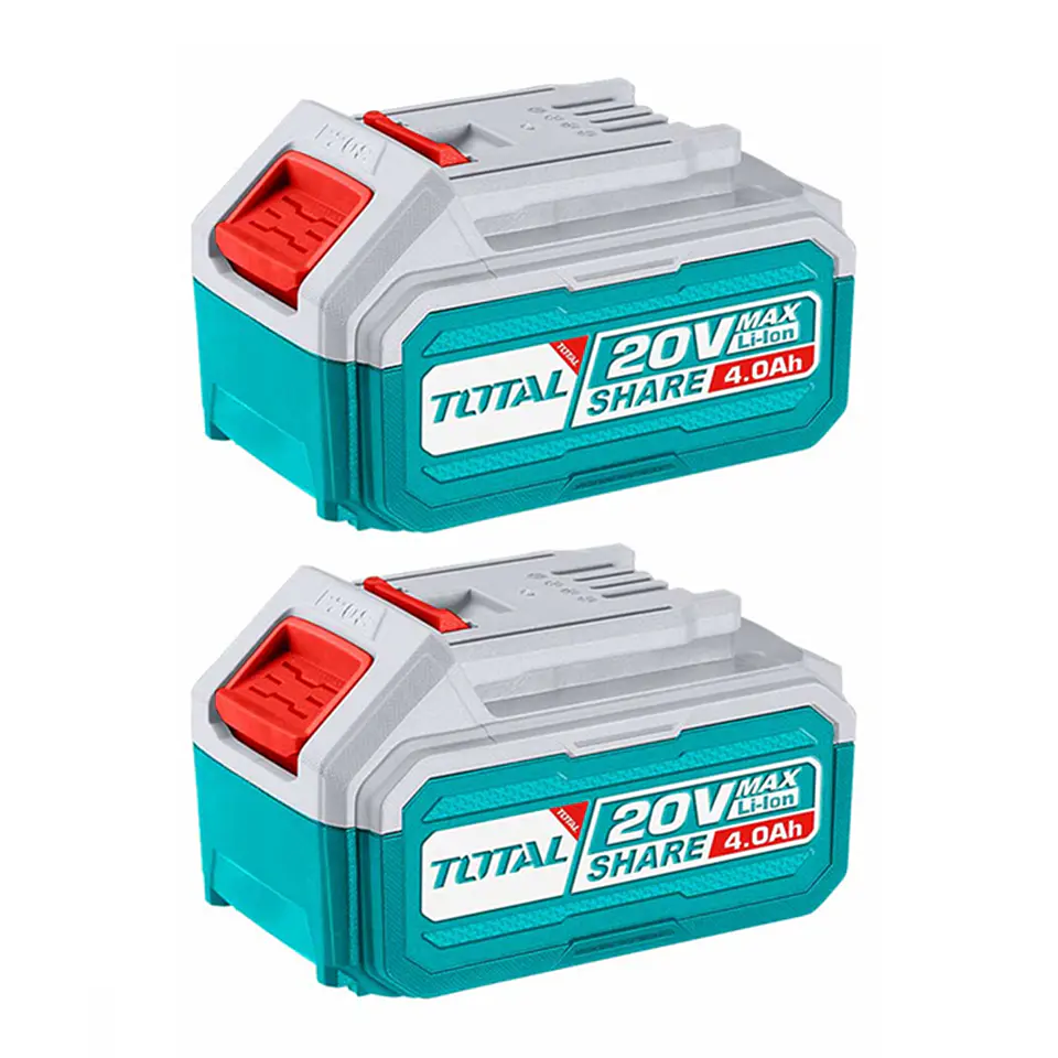 Kit 2 Baterias De Litio-ion 20v 4ah Total Tosli240312 1