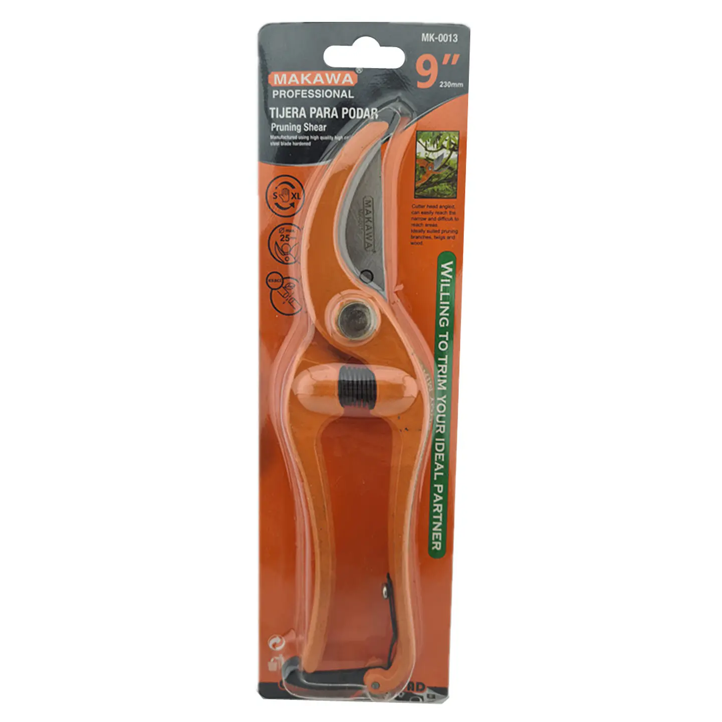 Tijera Para Podar 230mm 9 Pulgadas Makawa Mk0013 2