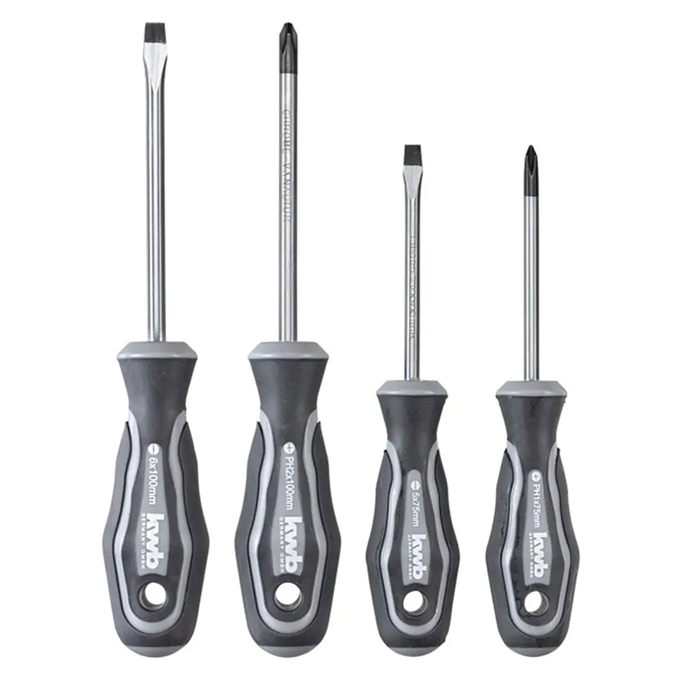Kit Set Juego Destornilladores 4 Piezas Kwb 141190 1