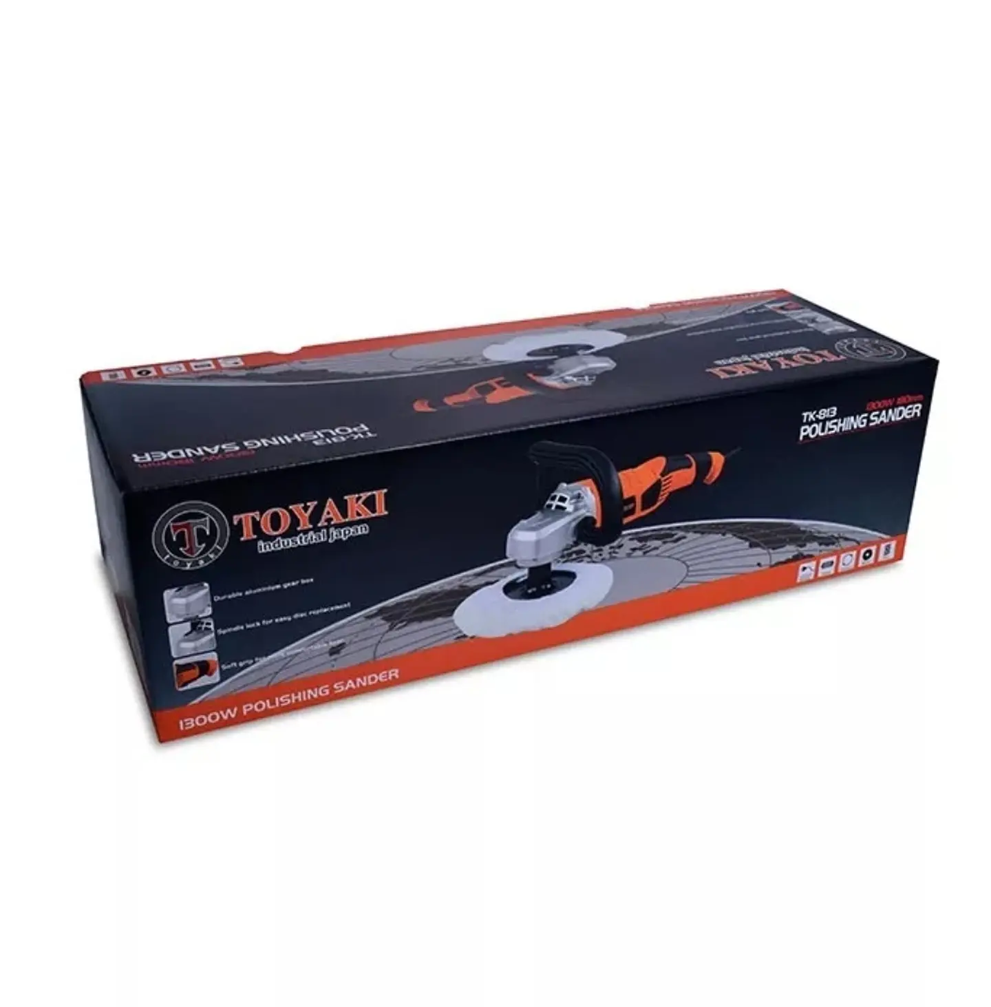 Pulidora Angular 1300w 180mm Toyaki Tk-813 3