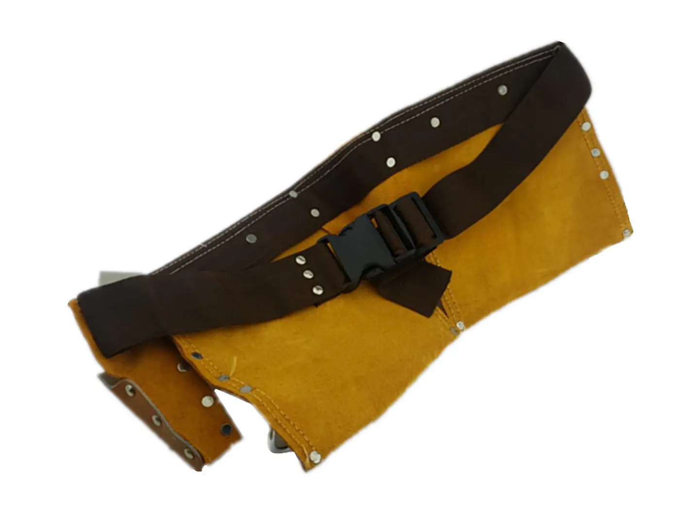 Coleto Carpintero De Cuero Doble Porta Herramienta Makawa 2