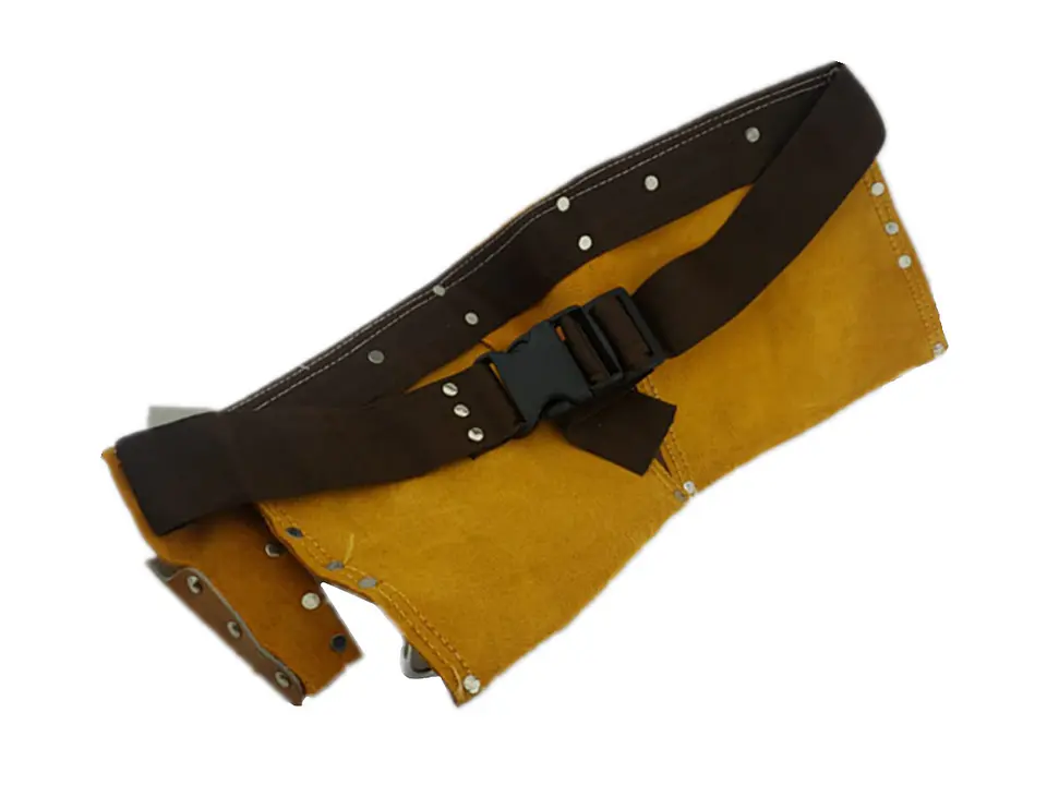 Coleto Carpintero De Cuero Doble Porta Herramienta Makawa 2