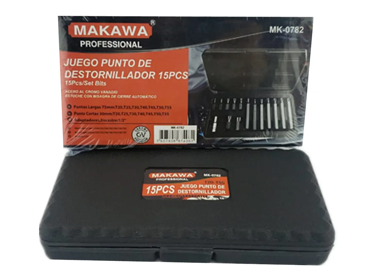 Juego De Puntas De Destornillador 15 Piezas Makawa 3