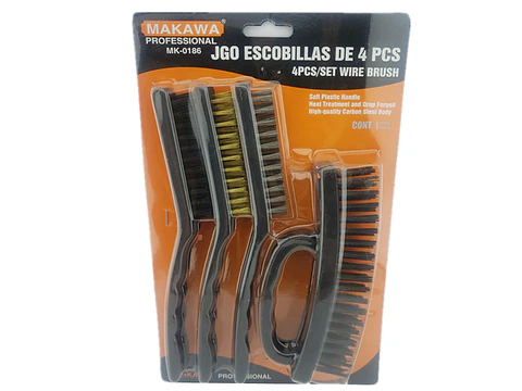 Juego De Escobillas 4 Piezas Makawa