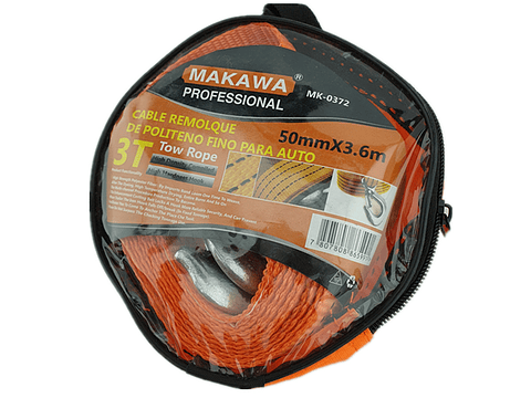Cable Remolque Para Auto 3 Toneladas 50mm X 3.6m Makawa