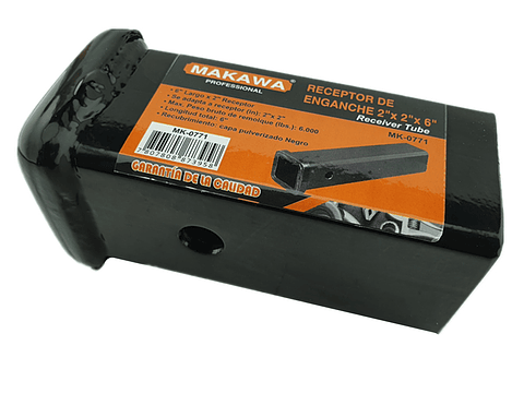 Tubo Receptor De Enganche 2 x 2 x 6pulg Makawa