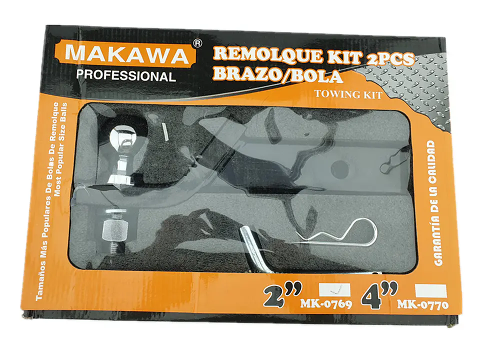 Kit De Remolque 2 Piezas Brazo / Bola 2 Pulgadas Makawa 3