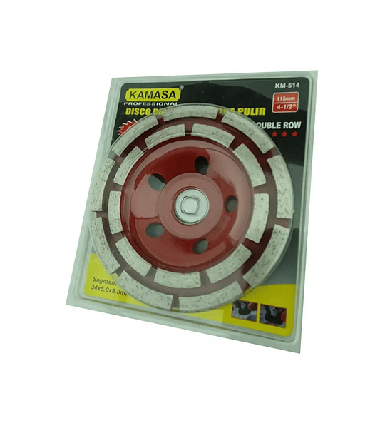 Disco Diamantado Para Pulir Segmentado 115mm Kamasa