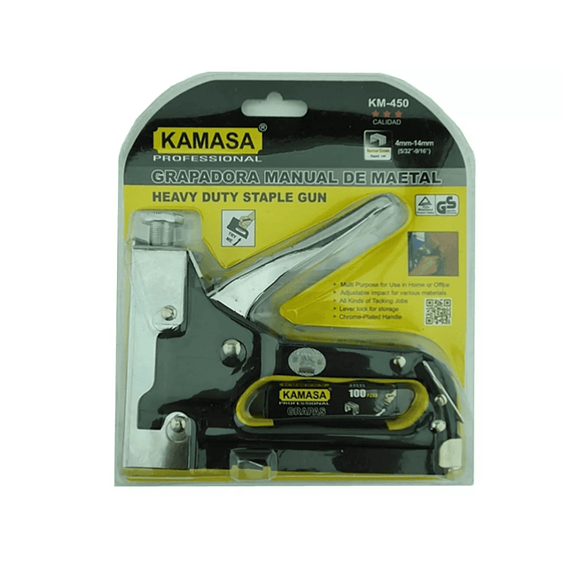 Grapadora Manual De Metal Kamasa