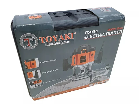 Fresadora Rebajadora Router Tupi 2100w 6 8 12mm Toyaki